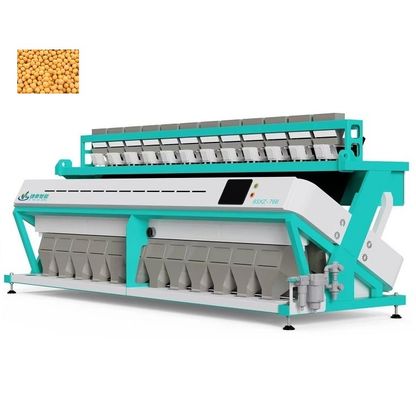 Soybean Color Sorting Machine 220V 50HZ Green White Color 99.99% Accuracy